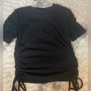 Black Zara Crop top Size Small